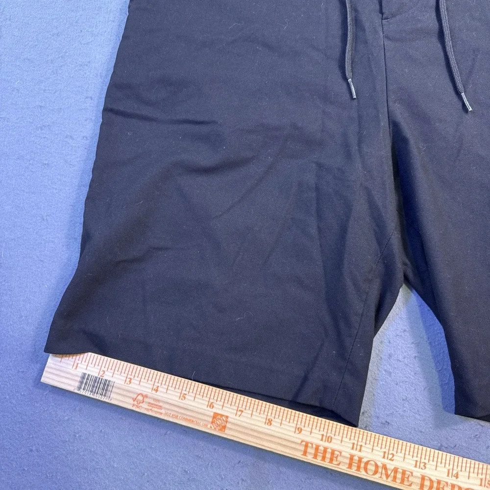 Scotch & Soda Shorts Mens 34 Black Chino Flat Front Stretch Inseam-7.5